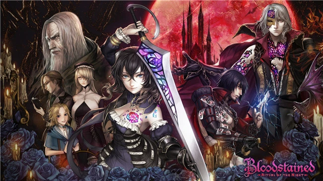 Hình ảnh Bloodstained: Curse of the Moon phong cách 8-bit