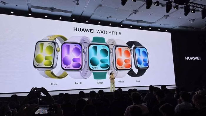 Huawei Watch Fit 5 Series mang đến nhiều tùy chọn màu sắc thời thượng, phù hợp với nhiều phong cách