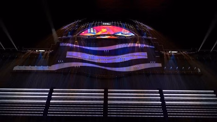 Sự kết hợp giữa LED Matrix 3D và Laser sẽ tạo nên những đại cảnh bùng nổ. (Ảnh: Ban tổ chức DIFF 2026)