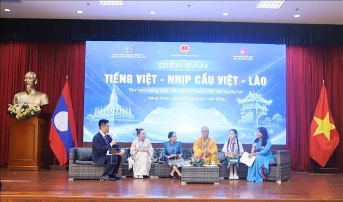 Diễn đàn "Tiếng Việt: Nhịp cầu Việt - Lào" là nơi tôn vinh giá trị ngôn ngữ và tình hữu nghị Việt - Lào.