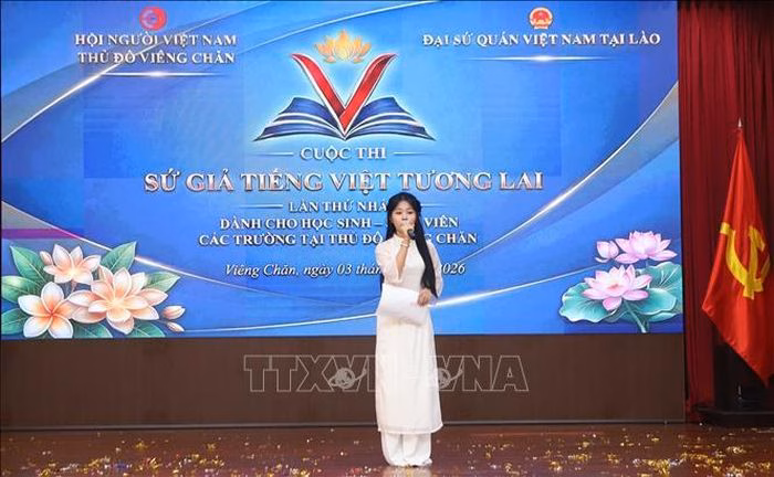 Những cuộc thi hùng biện và kể chuyện là động lực lớn nuôi dưỡng đam mê tiếng Việt cho giới trẻ Lào.